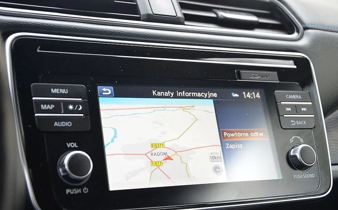 Nissan Leaf cena 64900 przebieg: 105236, rok produkcji 2018 z Radom małe 379
